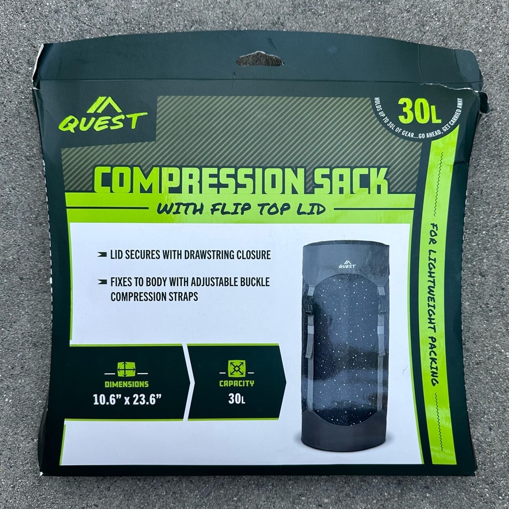 Quest 30 Liter Compression Sack *NEW